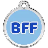 Red Dingo Hondenpenning 38 mm Best Friend blauw