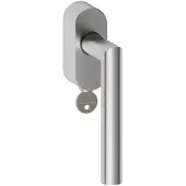 Hardbrass Hard Brass | Shuffle Toledo Raamkruk Afsluitbaar 304 Inox | Geborsteld RVS