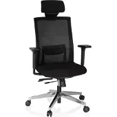 Hjh OFFICE CAPTIVA - Professionele directiestoel Zwart