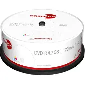 Primeon 2761205 DVD-R disc 4.7 GB 25 stuk(s) Spindel Bedrukbaar