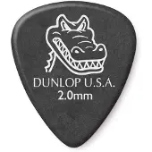 Dunlop JIM Gator Grip Standard 2.0mm Zwarte Gitaarplectra