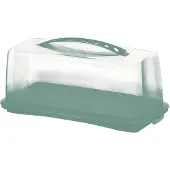 Rotho fresh cakedoos rechthoek 36x16.5x16.5 cm mistletoe groen