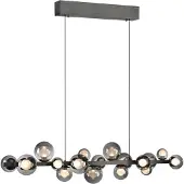 Paul Neuhaus Hanglamp E-Popup e-Lift L 120 cm donker grijs
