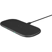 Rapoo QI Dual Wireless Charging Pad XC260, 20W, Grijs (10 W), Draadloze laders, Grijs