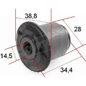 CORTECO 21652774 Draagarmrubber