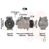 VAN WEZEL 0600K418 Aircopomp