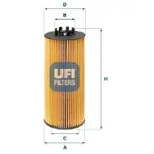 Ufi 25.236.00 Oliefilter