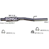 ERNST 351119 Uitlaat middendemper