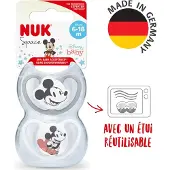 Nuk Space Disney Baby fopspenen 2 st. set 6-18 maanden