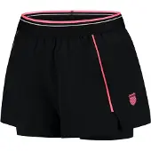 K-swiss Tennisbroek Women Hypercourt Shorts 7 Black Pink-S