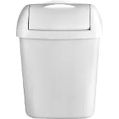Mts euro products Dameshygiënebak Quartzline 8 liter wit 441408