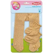Heless Poppenmaillot En Sokken Polyester Goud 35-45 Cm