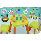 Ecoiffier Jeu d'imitation Table pique-nique avec 2 tabourets 38 cm