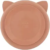 Trixie Kinderbord met Vakjes - Mrs. Cat - Bord met Zuignap - Voor baby's vanaf 4 maanden - van Siliconen - Geschikt voor de Vaatwasser