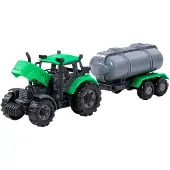 Cavallino Tractor met Tankwagen Groen, Schaal 1:32