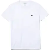 Lacoste Small Croc T-shirts Heren - Wit - Maat M