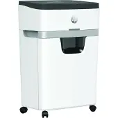 HP OneShred 12MC Papierversnipperaar - Shredder - Beveiligingsniveau P-5 - 12 vel DIN A4 - Micro Cut - 25 Liter - Papier/ kredietkaarten/ paperclips/ nietjes - Professioneel - Wit