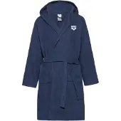 Arena Sport badjas 'Compact Microfiber' donkerblauw / wit