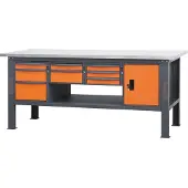 Beta C58Bc-X2,1 8Ca/O Werkbank | Werkblad inox - 058000625