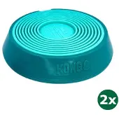 Kong licks spinz teal groenblauw 2x 20x20x4,5 cm