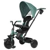 Q-Play 6 In 1 Elite Platinum Tricycle Stroller Groen