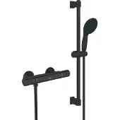 GROHE Precision Start Thermostatische douchemengkraan Mat Zwart