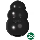 Kong extreme zwart 2x Small 4,5x4,5x7,5 cm
