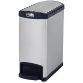 Rubbermaid RVS Pedaalemmer Smal | 30 L