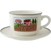 Villeroy & Boch Cappuccinotasse mit Untertasse Design Naif 330 ml