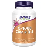 Now C-1000 Zinc & D-3 | 100 capsules