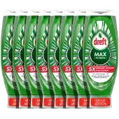 Dreft MaxPower Vloeibaar Afwasmiddel - 8 x 730 ml