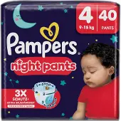 Pampers Baby-Dry Night Pants Maat 4 40 stuks