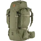 Fjällräven Sportrugzak 'Kajka 65 ' bruin / olijfgroen
