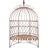 Clayre & Eef Tuinbank 119x59x208 cm ijzer bank buiten