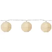 Star Trading Lantern String Lights 'Festival', 10 LED-lantaarns, netvoeding, warm wit, L 135 cm, Ø 7,5 cm
