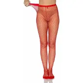 Leg avenue Rode Nylon Visnet Panty