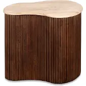 Lewis & Loft Salontafel Lena – Organische vorm – Maat S – FSC-gecertificeerd mangohout – Bruin