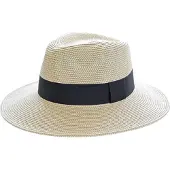 360 Five Hoed Barbados Fedora Wit dames
