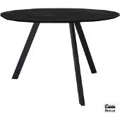 Benoa Berlin dining table round black 120