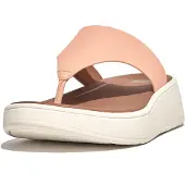 Original Brands F-mode leather flatform toe-post sandals