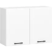 Akord Keukenkast modulaire OLIWIA W80 H580 met 2 Deuren / Hangkast / Bovenkast / Furniture Factory / Wit / 80 x 58 x 30 cm