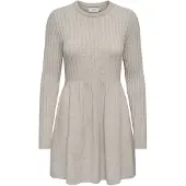 ONLY Gebreide jurk 'ONLFia' beige gemêleerd
