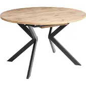 Beliani CARLEA - Uitschuifbare eettafel - Lichtbruin - MDF