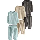 Next Nachtkledij lichtblauw / taupe / donkergrijs
