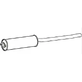 VEGAZ VS-714 Uitlaat middendemper