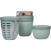 Mepal Giftset Potten Ellipse 3-delig - Nordic sage