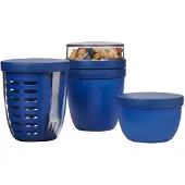 Mepal Giftset Potten Ellipse 3-delig - Vivid blue