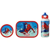 Mepal Lunchset Campus (drinkfles pop-up, lunchbox & fruitbox) - Spiderman - Fruitbakje - Snackbakje