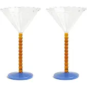 &Klevering - Coupe perle amber set van 2