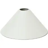 Ferm Living Collect Cone Lampenkap Wit - Lampenkappen Ijzer White - 1104269669
